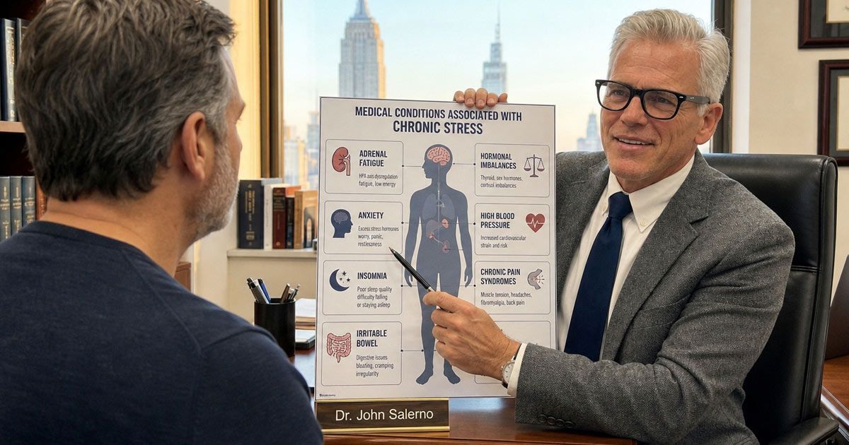Dr. John Salerno Discussing Stress Management Treatments NYC and Related Medical Conditions