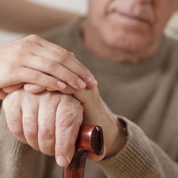 A man with shaking hands  needing Treatment for Parkinson’s by Salerno Wellness in Manhattan, NY, and Connecticut