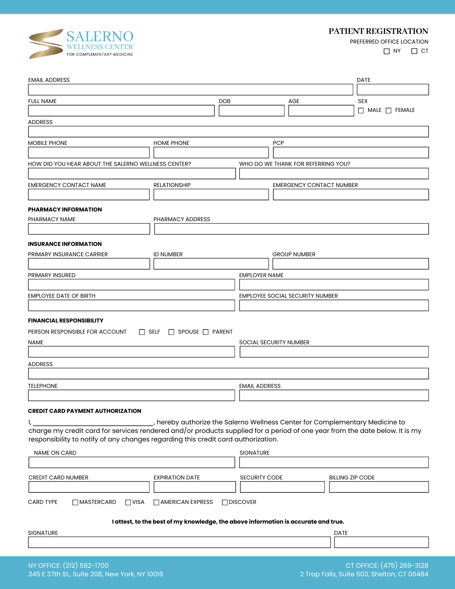 Patient Registration Form