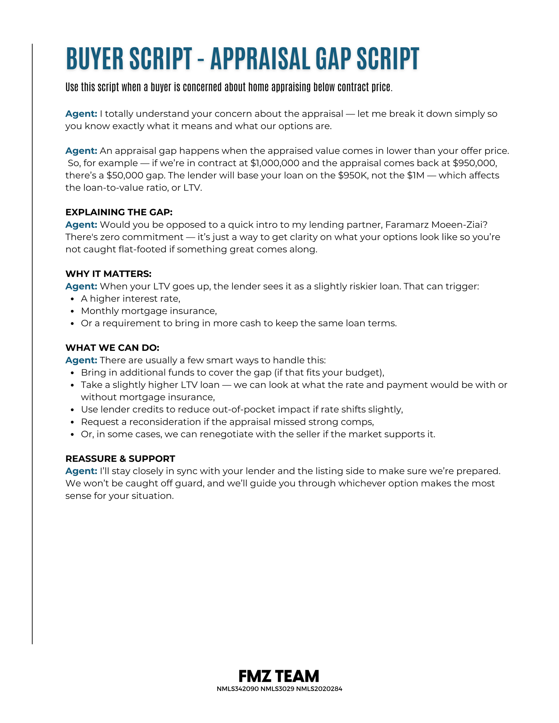 Buyer Script - Buyer Broker Agreement