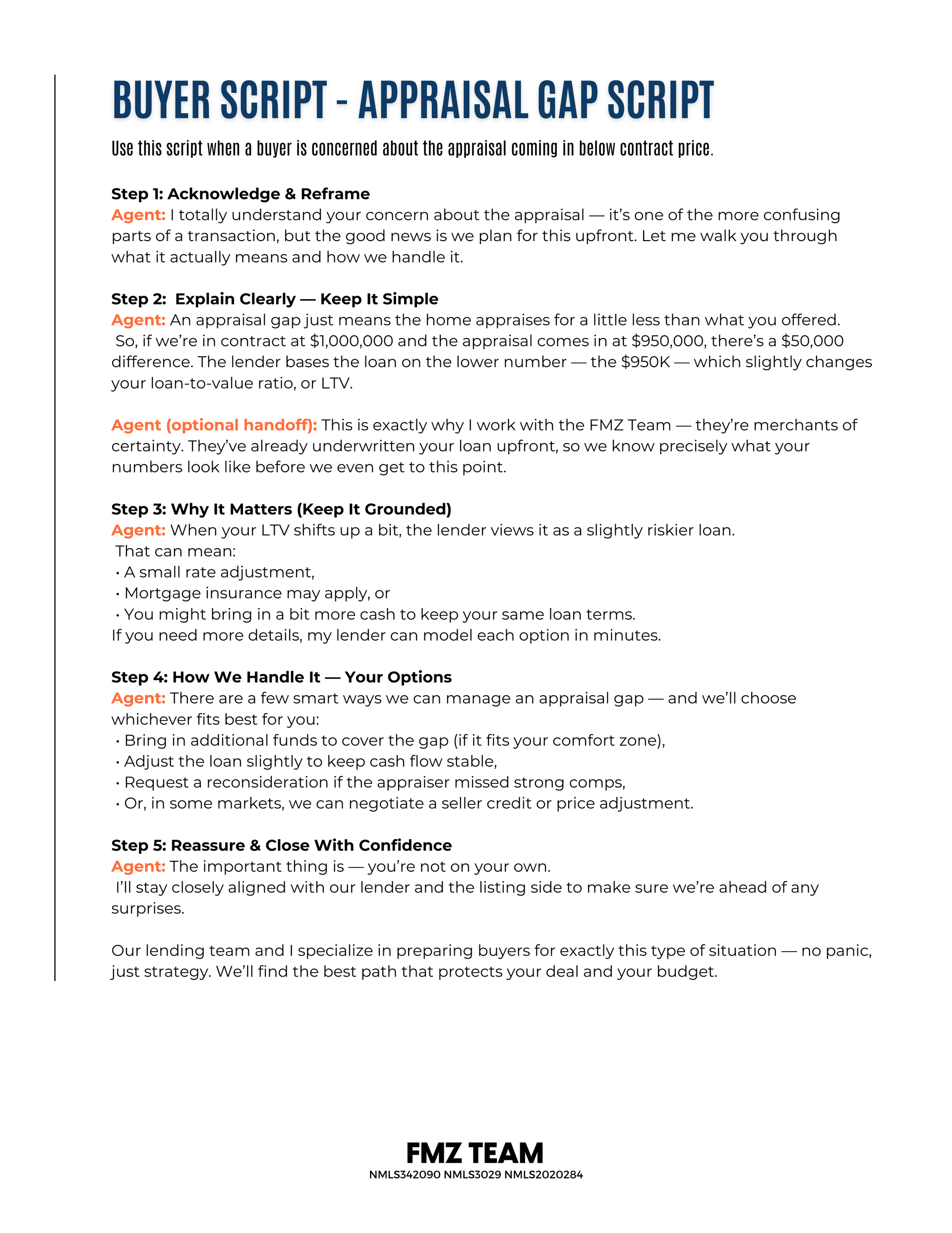 Buyer Script - Buyer Broker Agreement