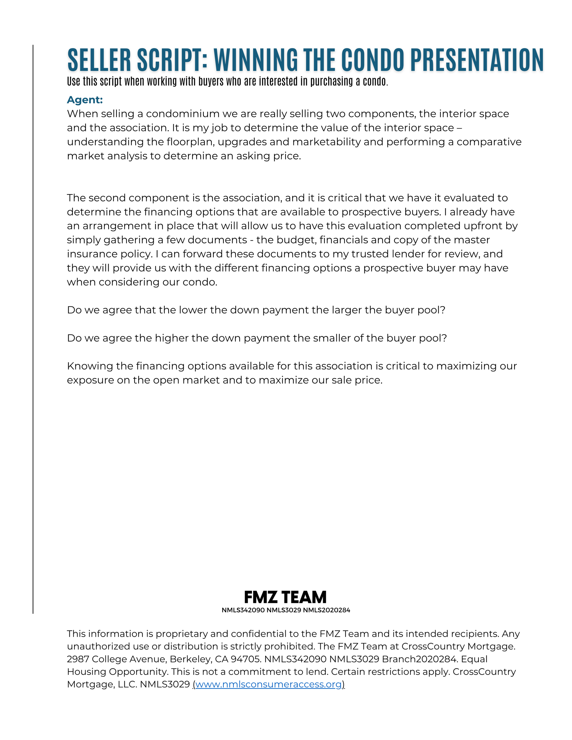 Ultimate Condo Listing Presentation