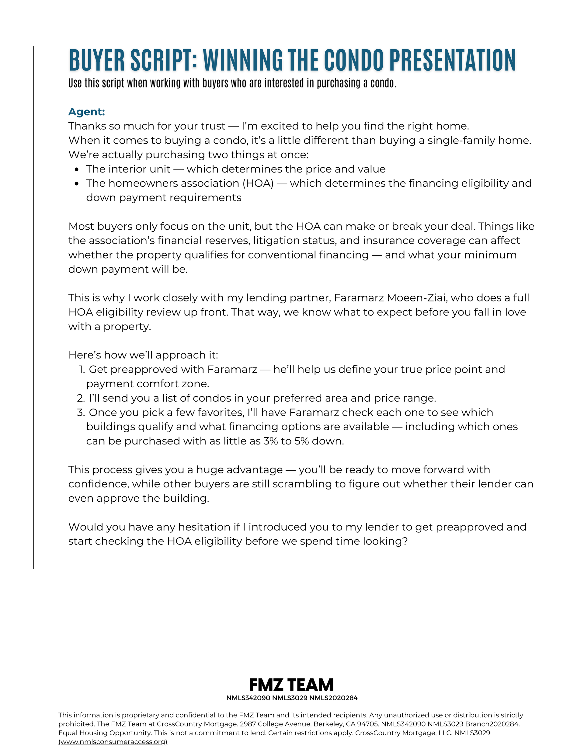 Ultimate Condo Buyer Presentation