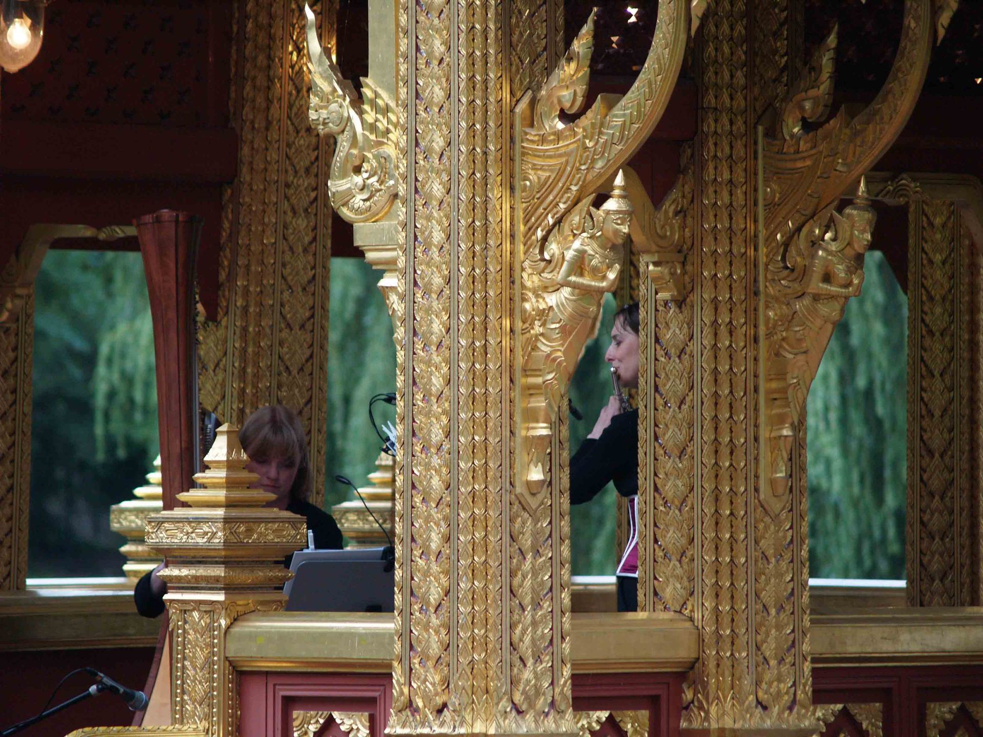 amabilées mit Querflöte und Harfe bei den Romantiknächten im Tierpark Hagenbeck Hamburg