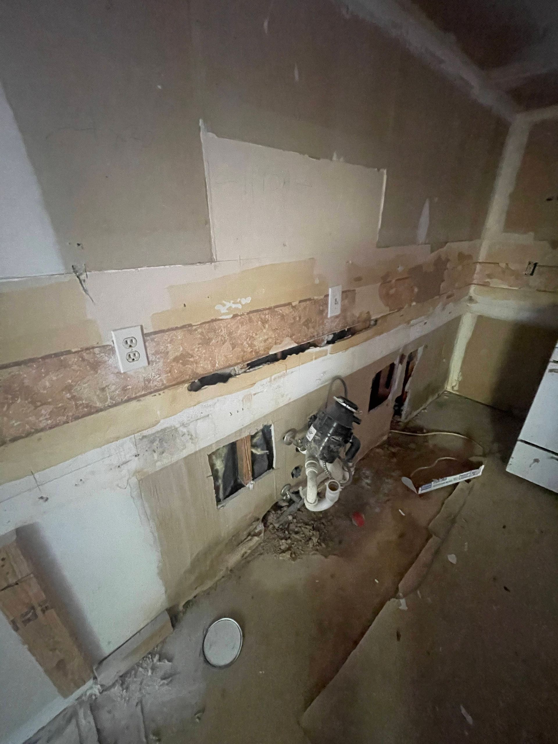 water damaged home in Marietta ga