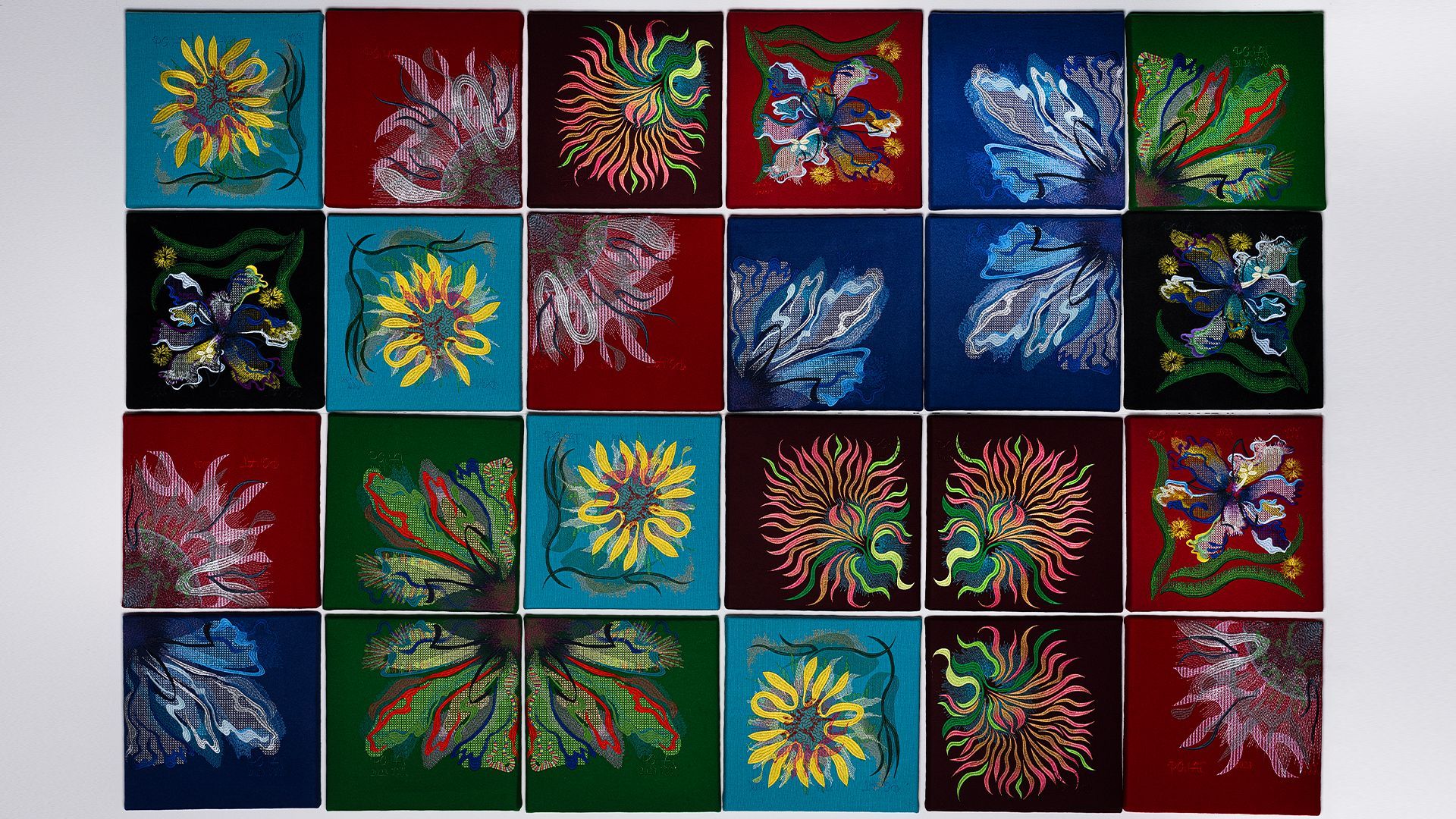 contemporary embroidery by Peter George d'Angelino Tap