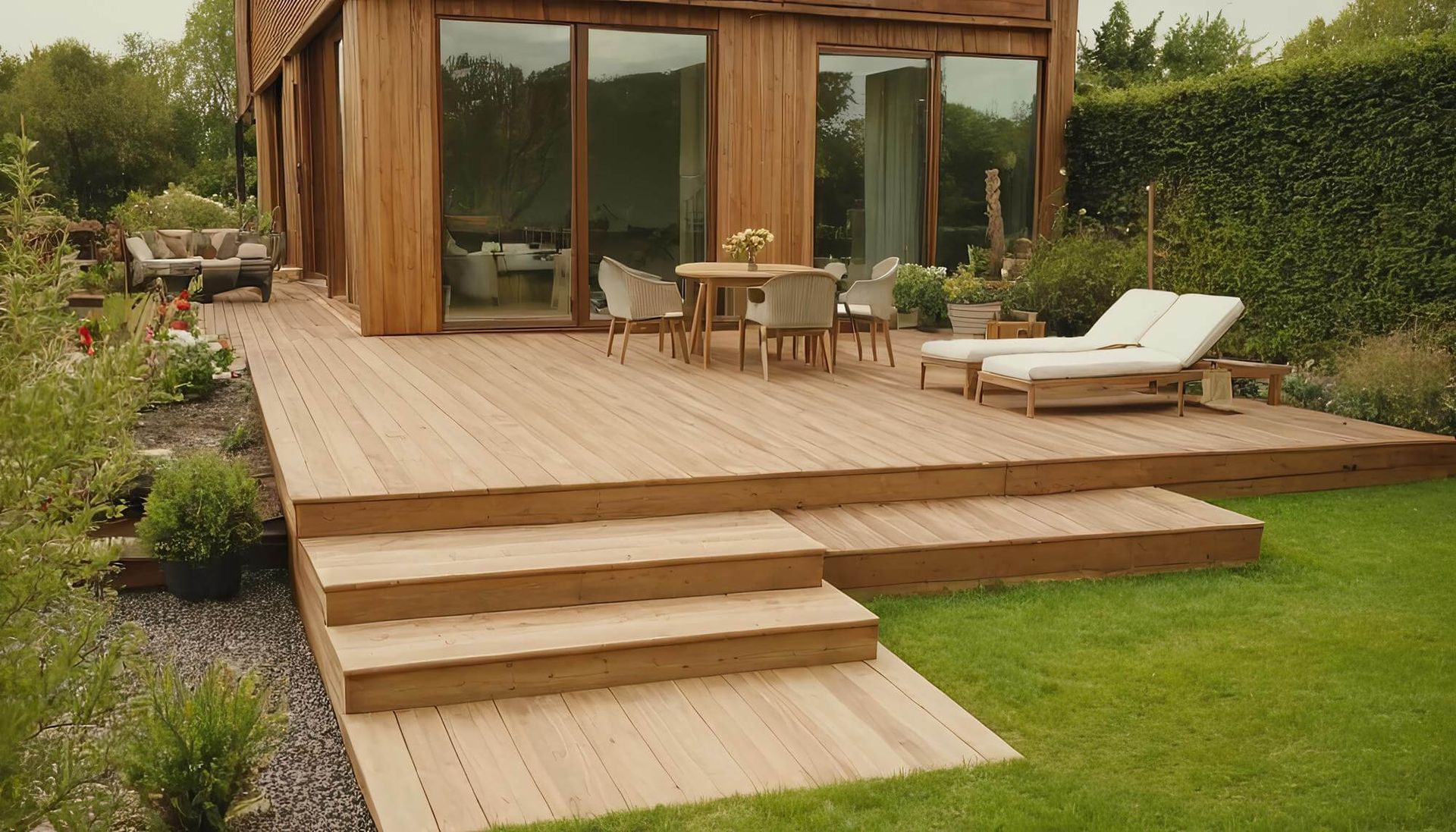 wooden deck