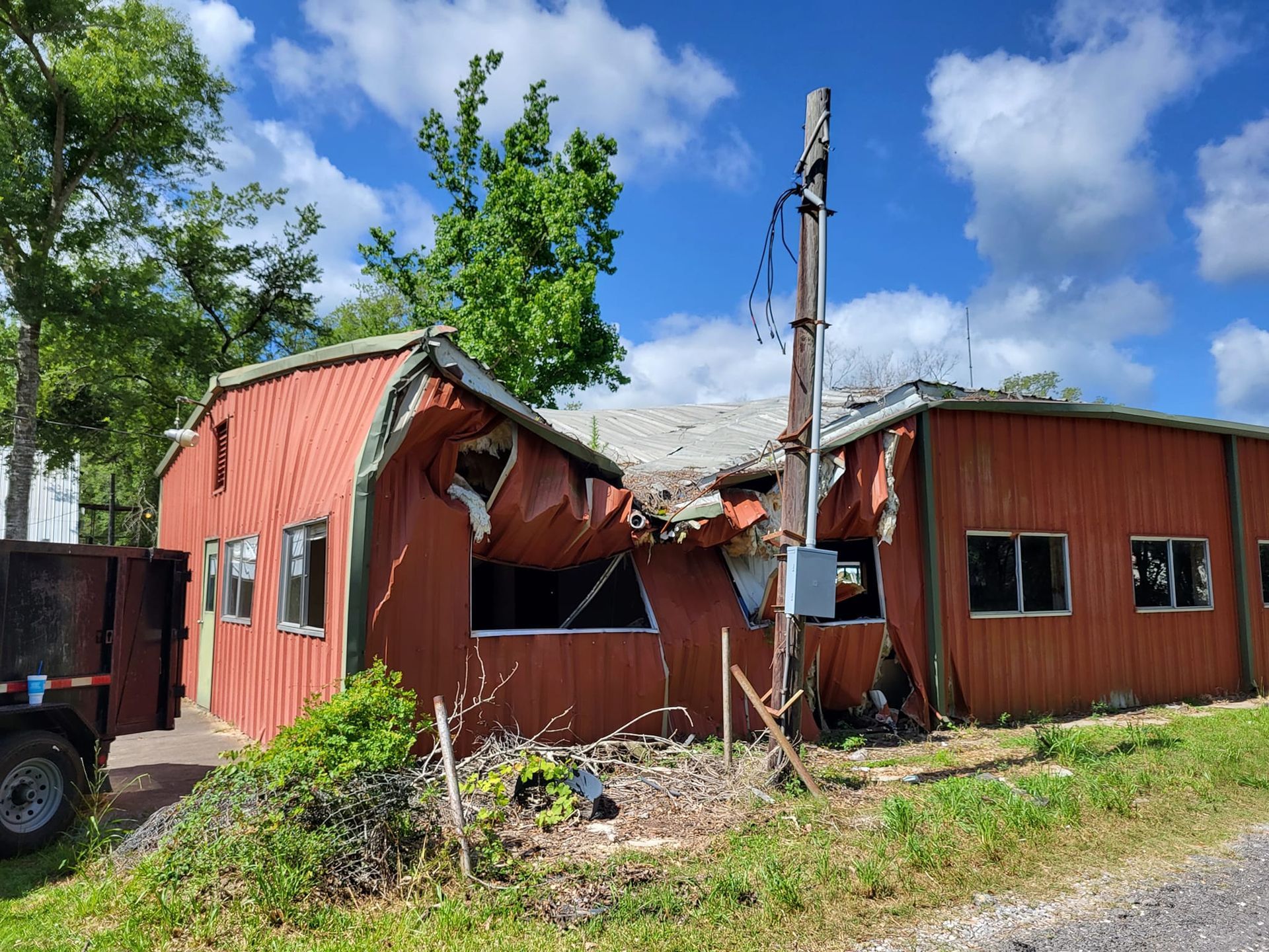 Before photo of warehouse