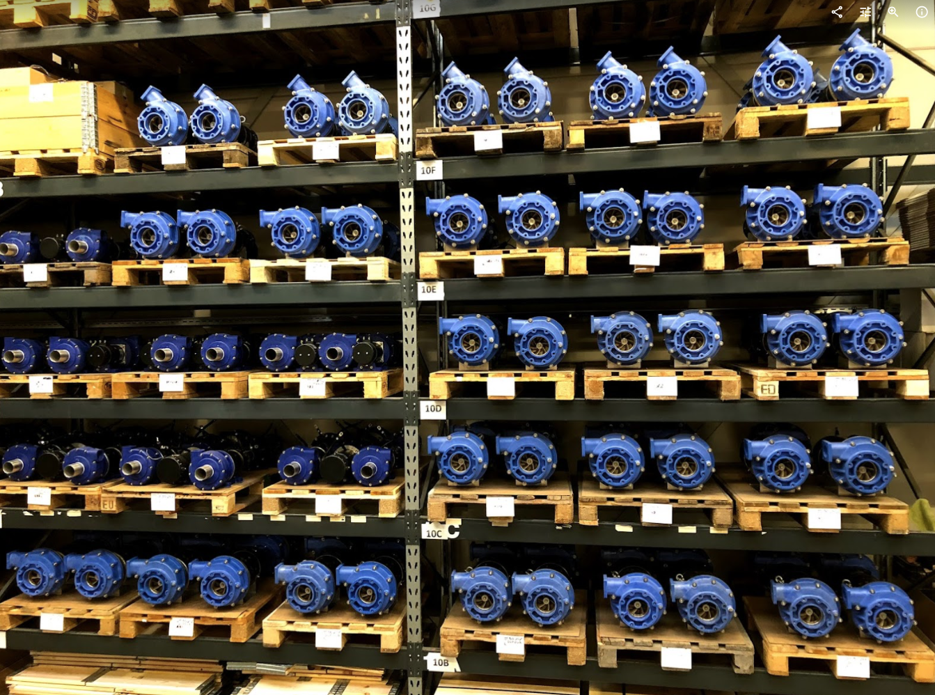 Stock of Jet Thruster system at Holland Marine Parts