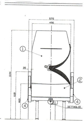 Disegno di un sedile con cintura di sicurezza