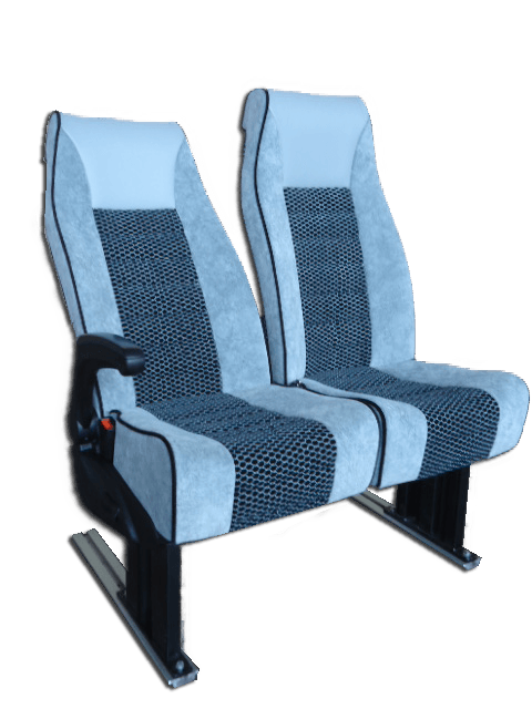 Sedile per bus reclinabile