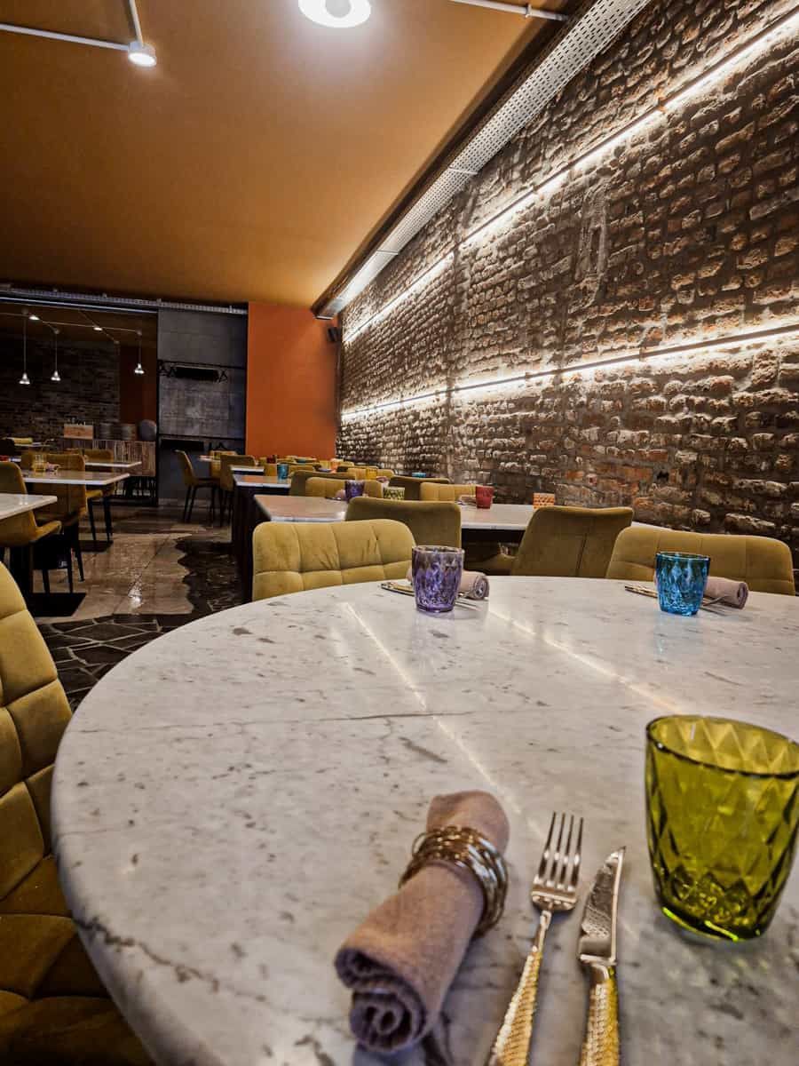 Showing off the delicious fresh meat