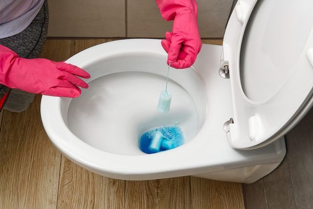 Slow toilet drain discount