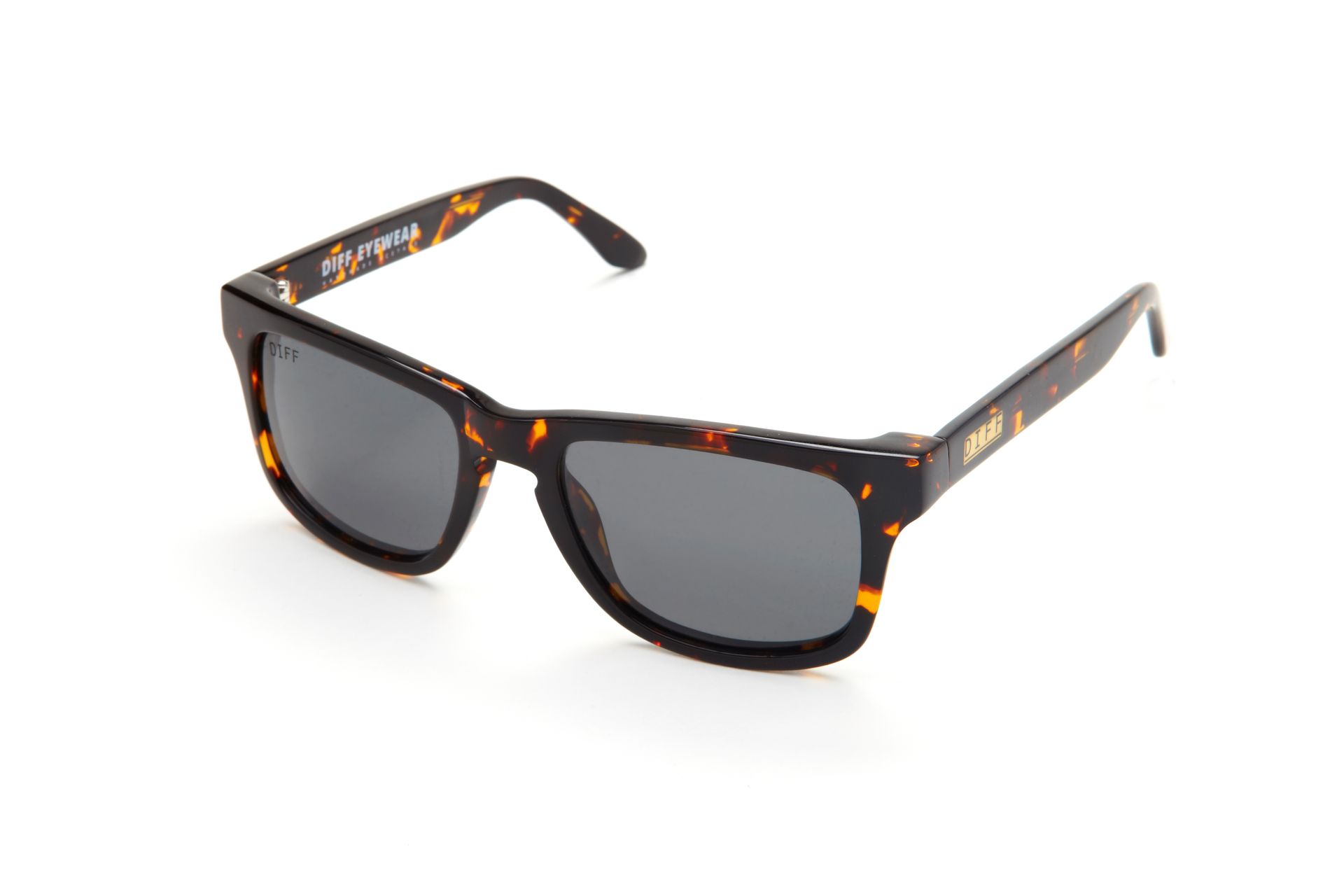 A pair of sunglasses on a white background.