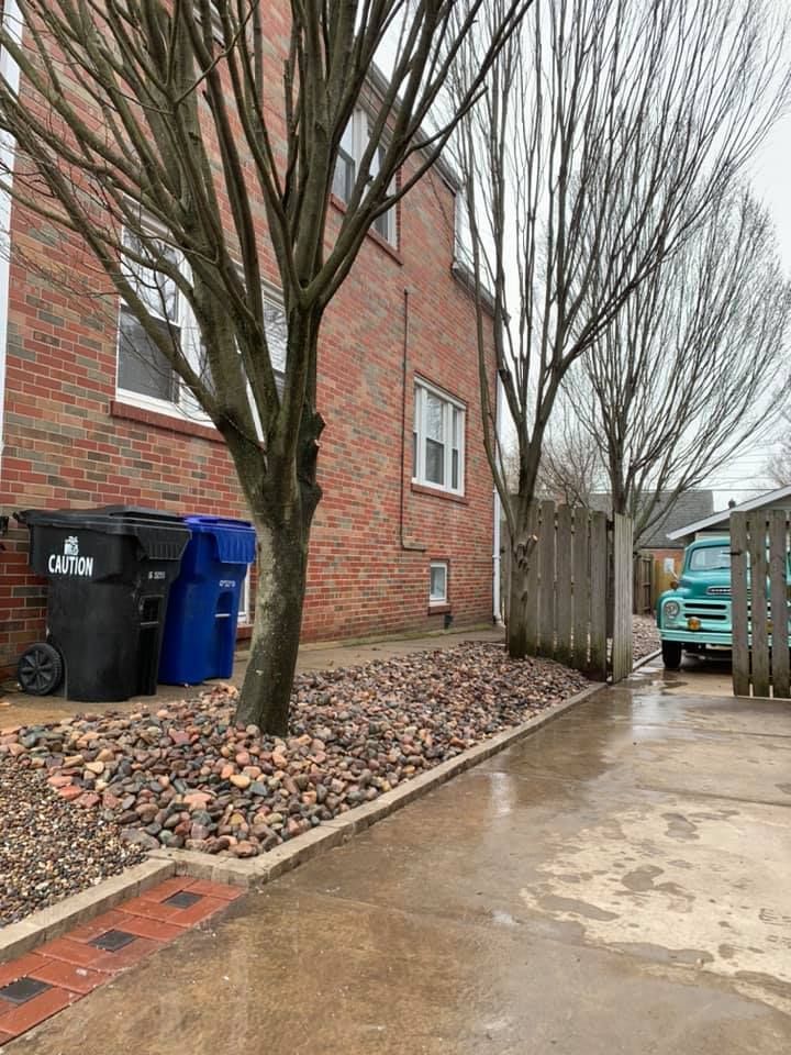 Brick Building with Trees — Saint Louis, MO — Zerr Lawn Care & Landscape LLC