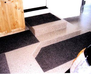 Colored Epoxy Floor — Wasatch Front, UT — T & R Concrete Repair and Design Inc