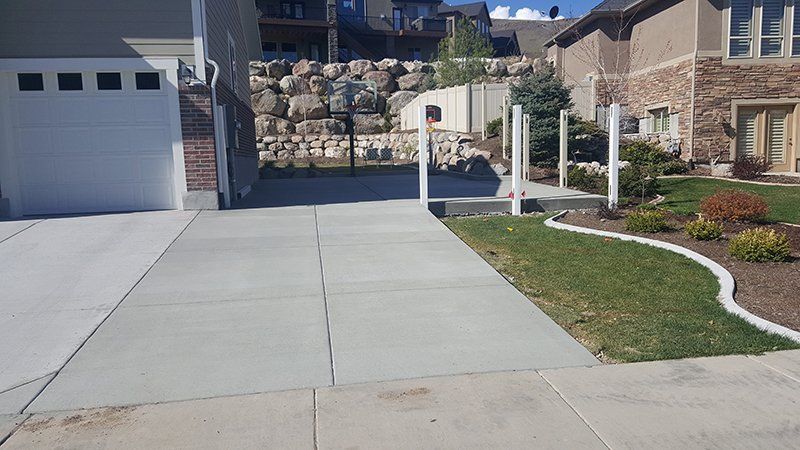 Residential Driveway — Wasatch Front, UT — T & R Concrete Repair and Design Inc