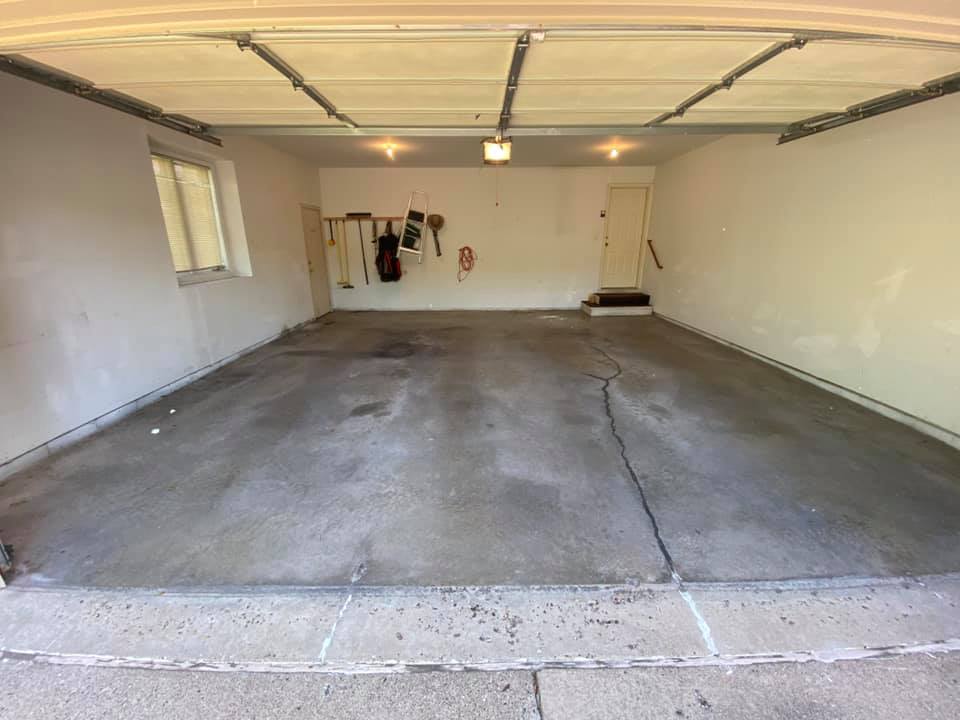 Before Concrete Coating | Minneapolis, MN | A&M Professional Painting Solutions