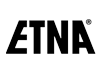Het logo van de Etna is zwart-wit op een witte achtergrond.