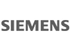Het Siemens-logo staat op een witte achtergrond.