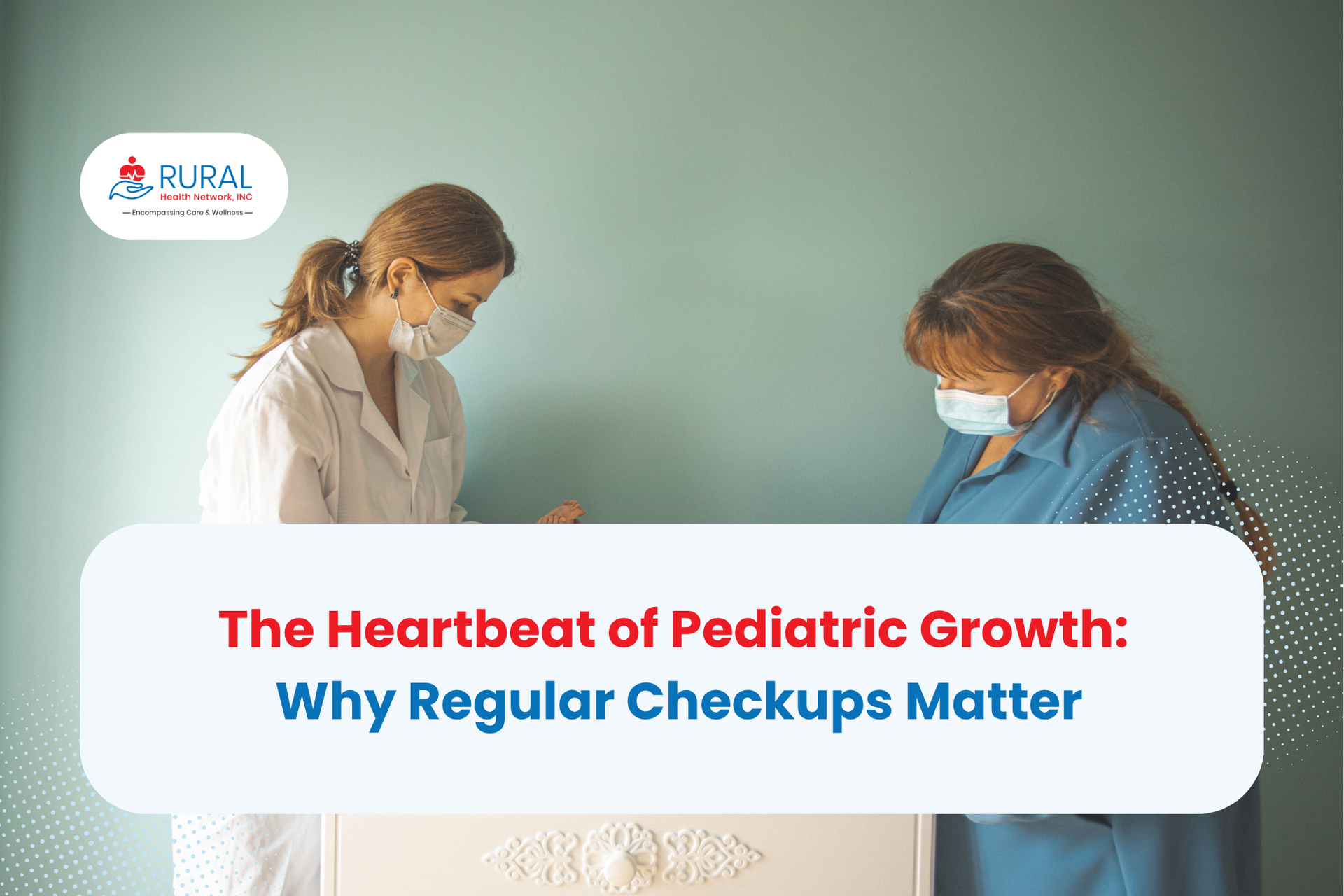 Two medical pediatricians weigh an infant during a pediatric consultation.
