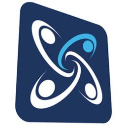 Jackson physician search logo on a blue background