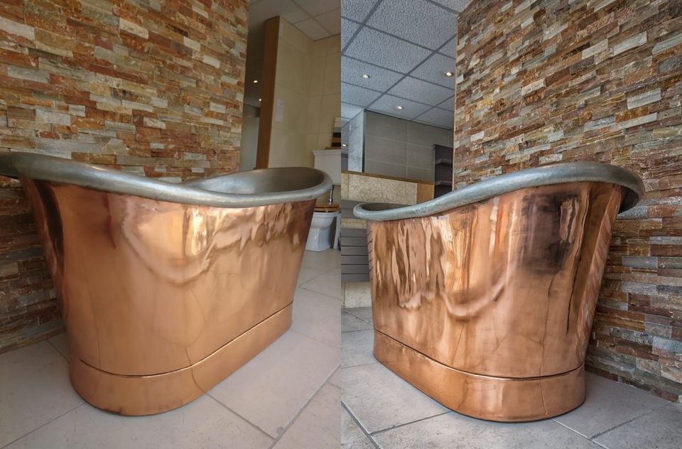 A Taste of Luxury Our Stunning Copper Bath Display at the Sunninghill