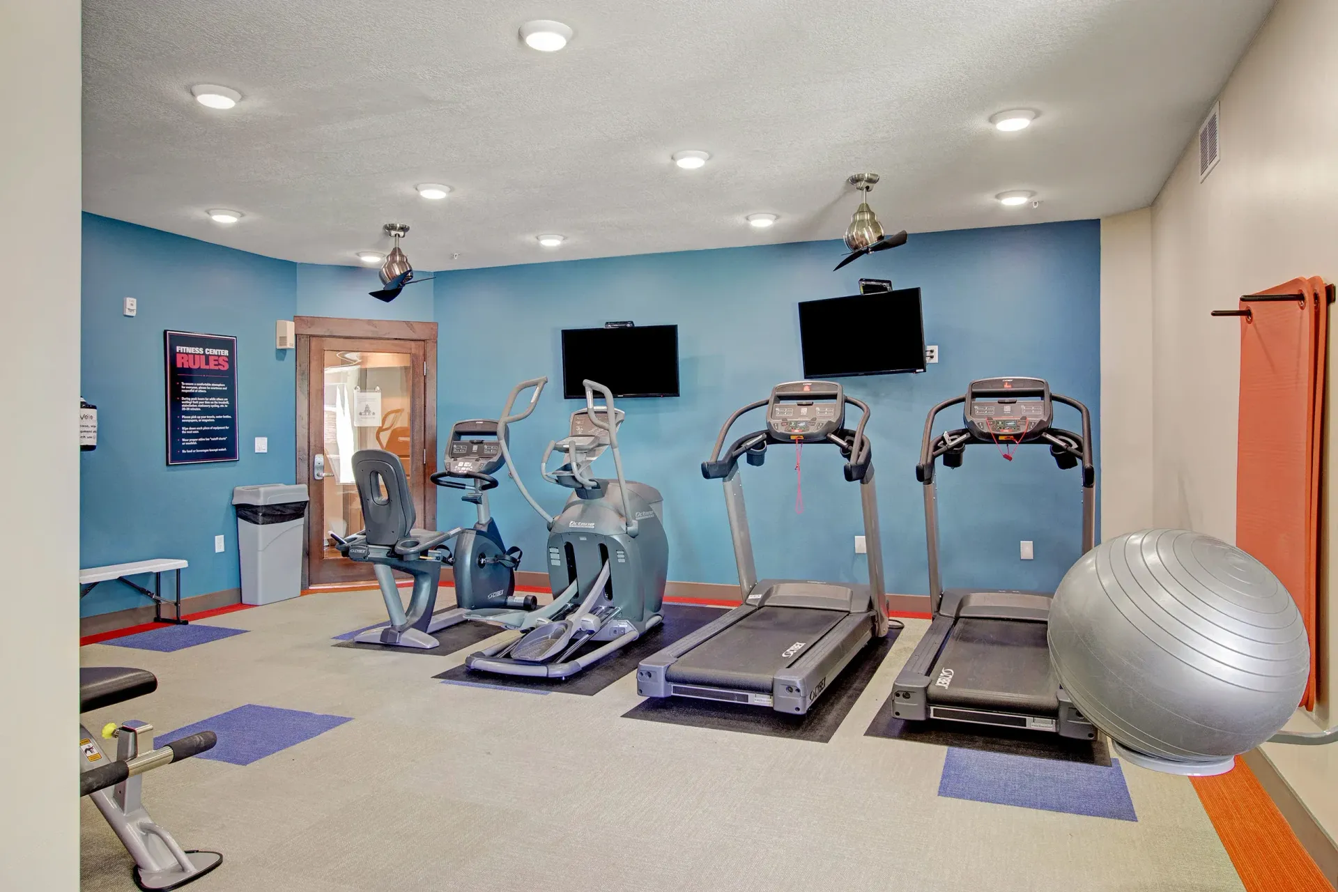 Fitness center at Velo on the Boulevard in Salt Lake City, UT.