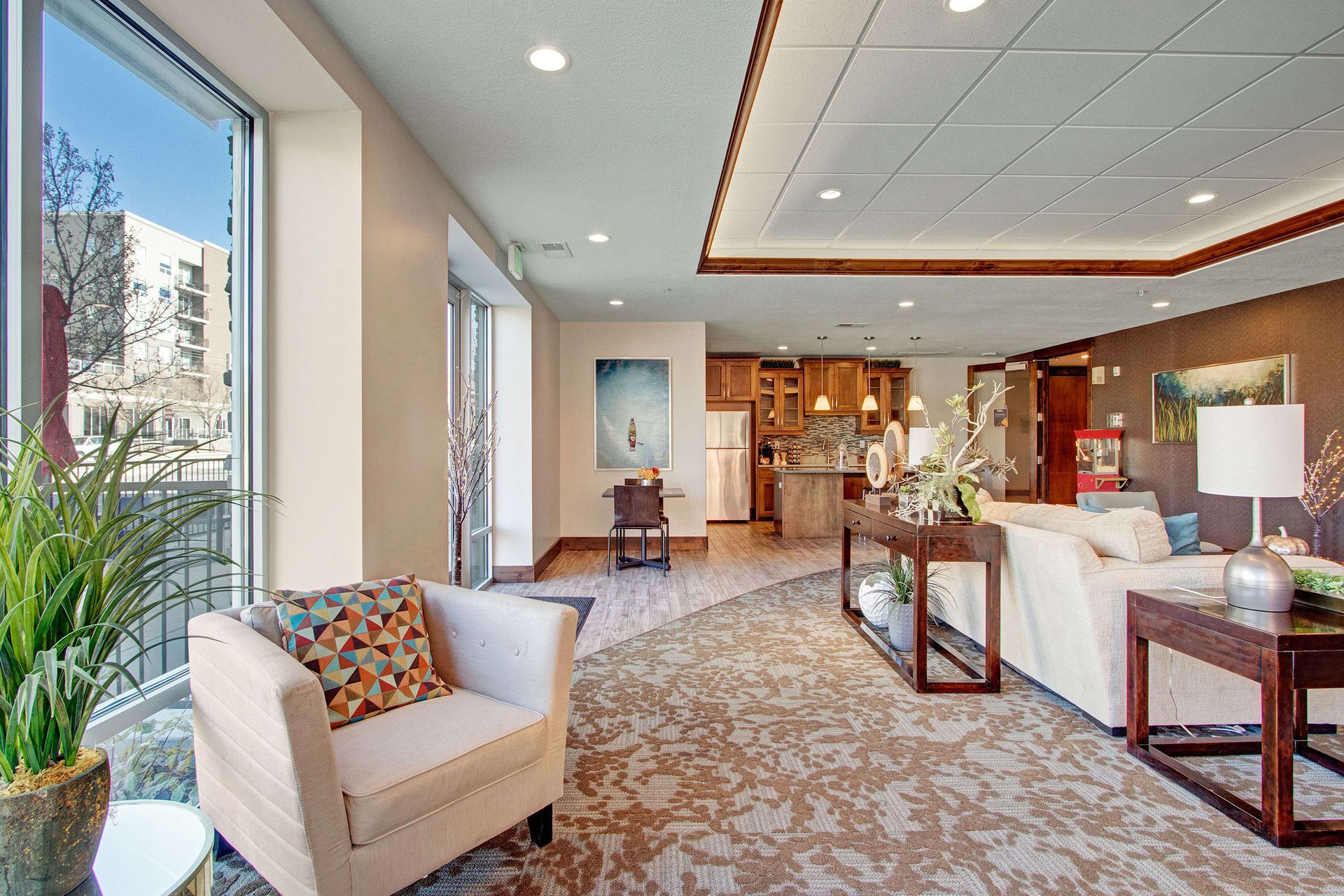 Lounge at Velo on the Boulevard in Salt Lake City, UT.