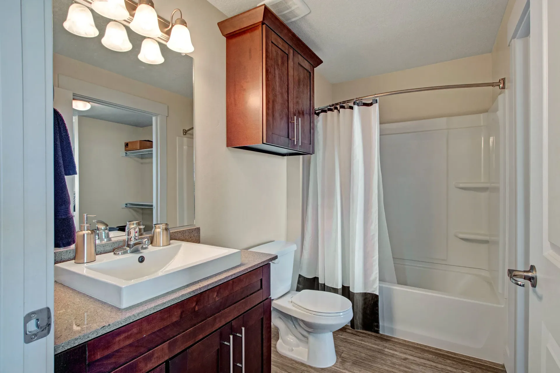 Bathroom at Velo on the Boulevard in Salt Lake City, UT.