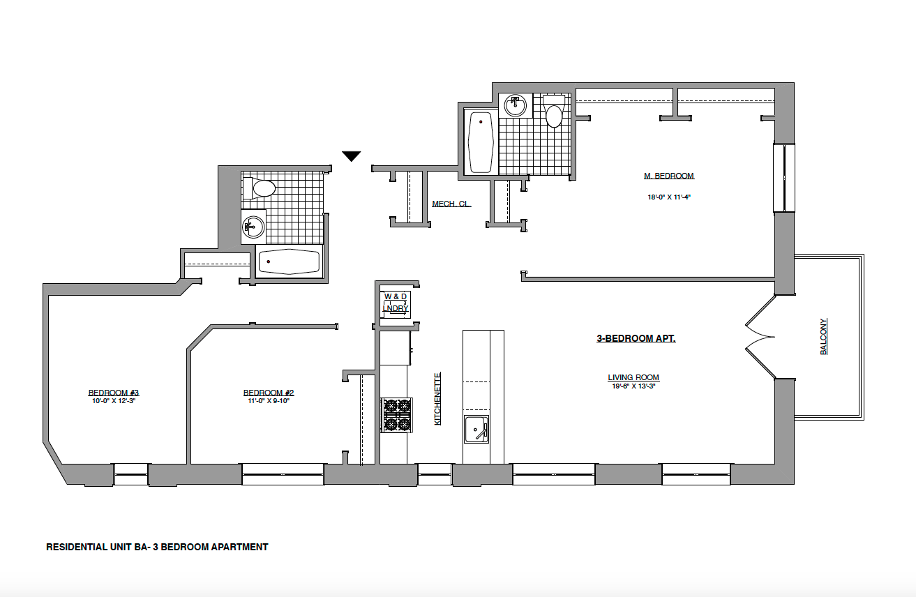 LAL Property Management Group 3 Bedroom Apartment