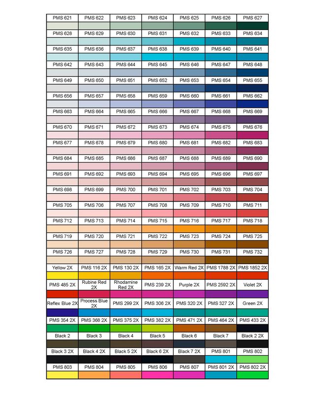 Pantone 811 2x