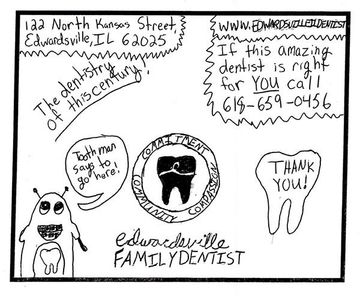 Dentists in Edwardsville and Glen Carbon drawing contest winner