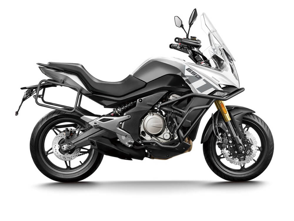 The 650MT motorcycle in grey available from DGMOTO Dumfries