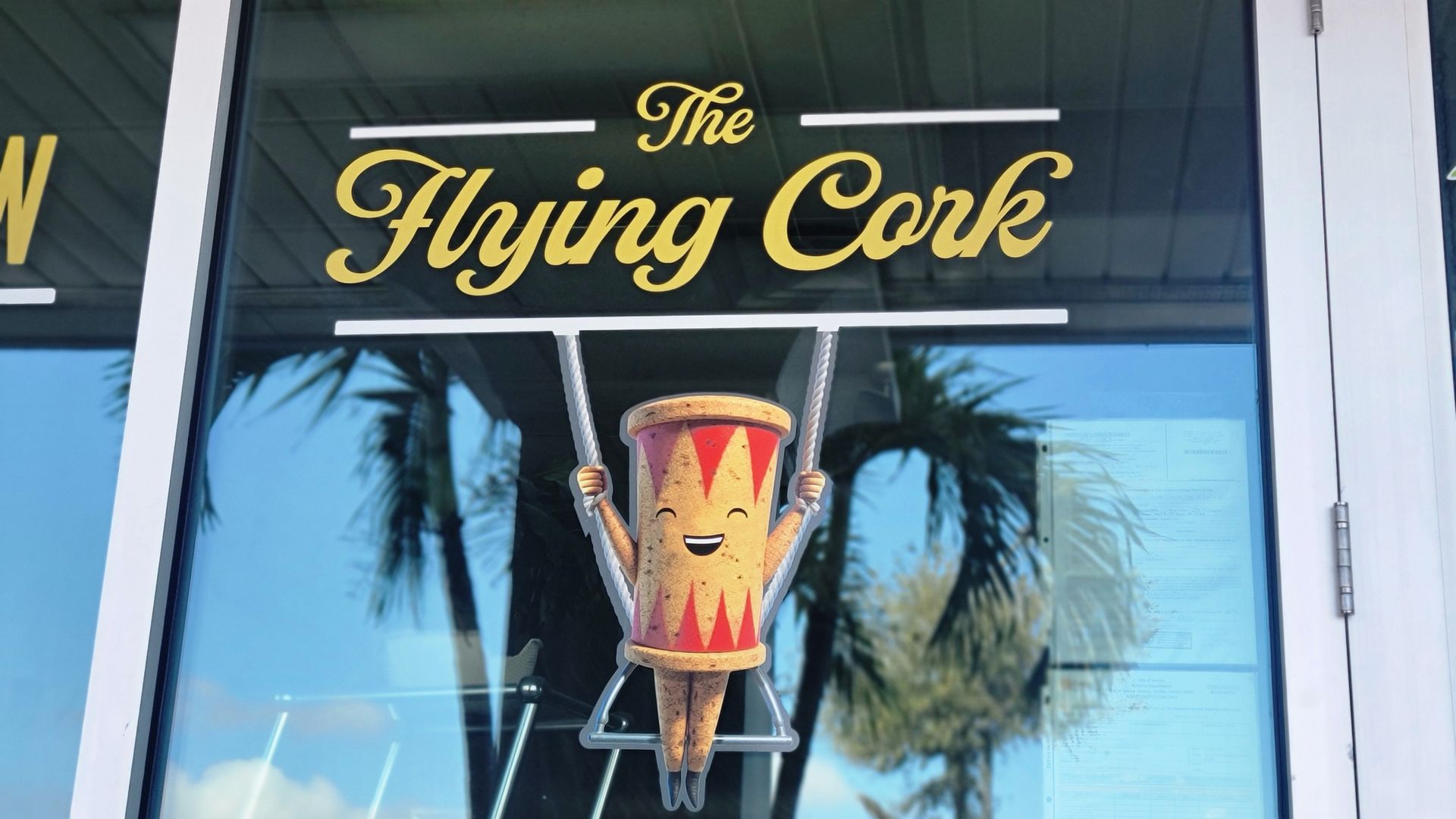 A barber shop with a sign that says island crew barber shop