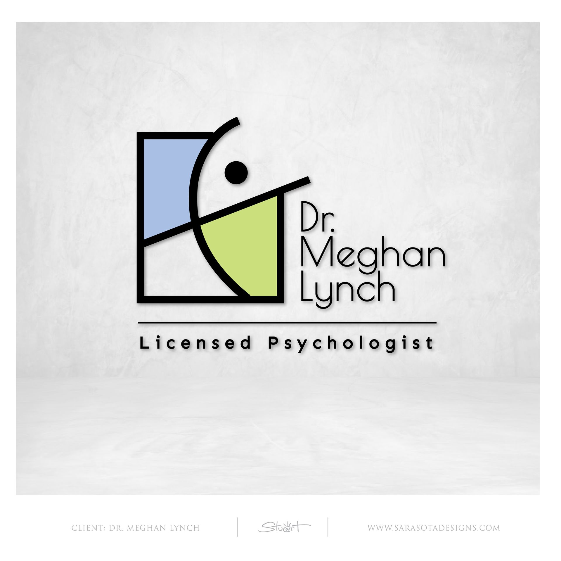 A logo for dr meghan lynch a licensed psychologist