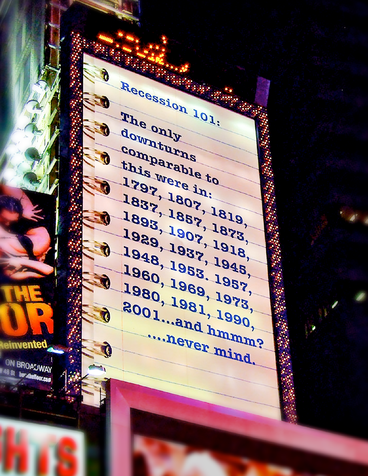 A sign that says recreation 101 on it