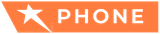 An orange rectangular banner featuring a white star icon to the left and the word