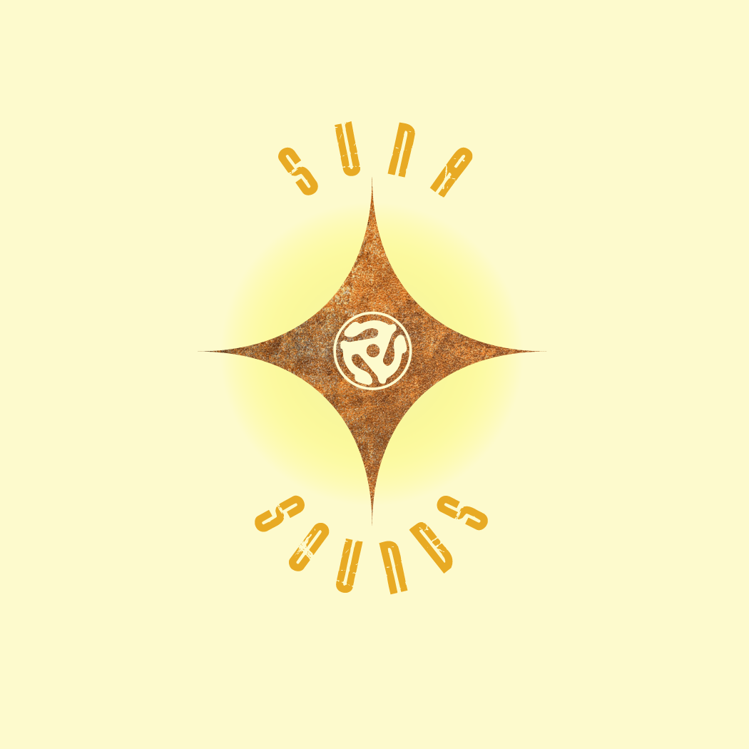 A logo for a company called suna sounds