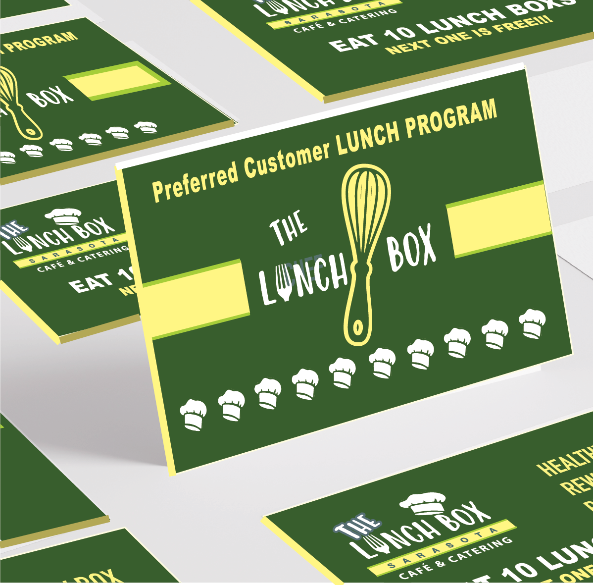 The lunch box has a preferred customer lunch program