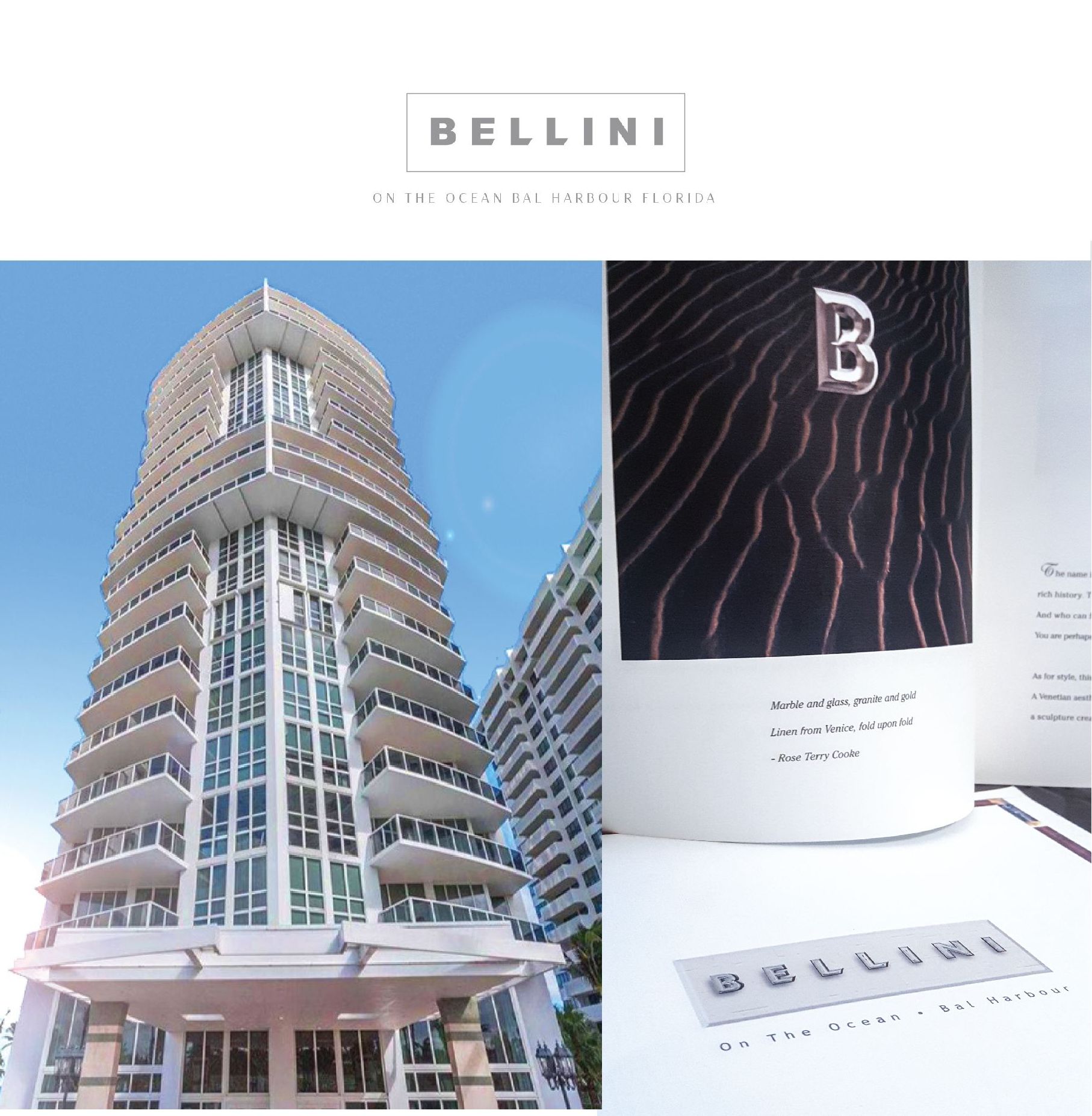 A picture of a building with the word bellini on it