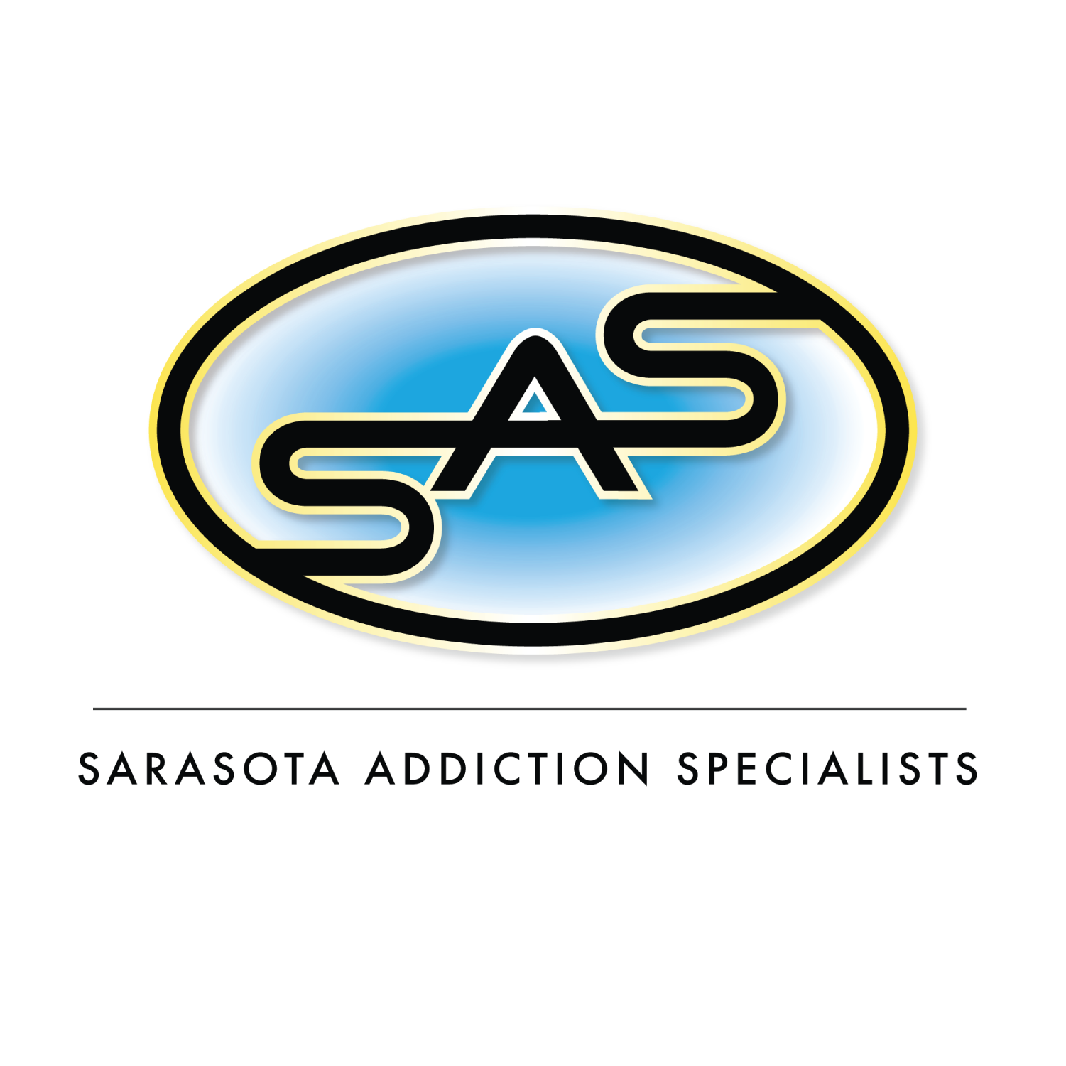 A logo for sas sarasota addiction specialists
