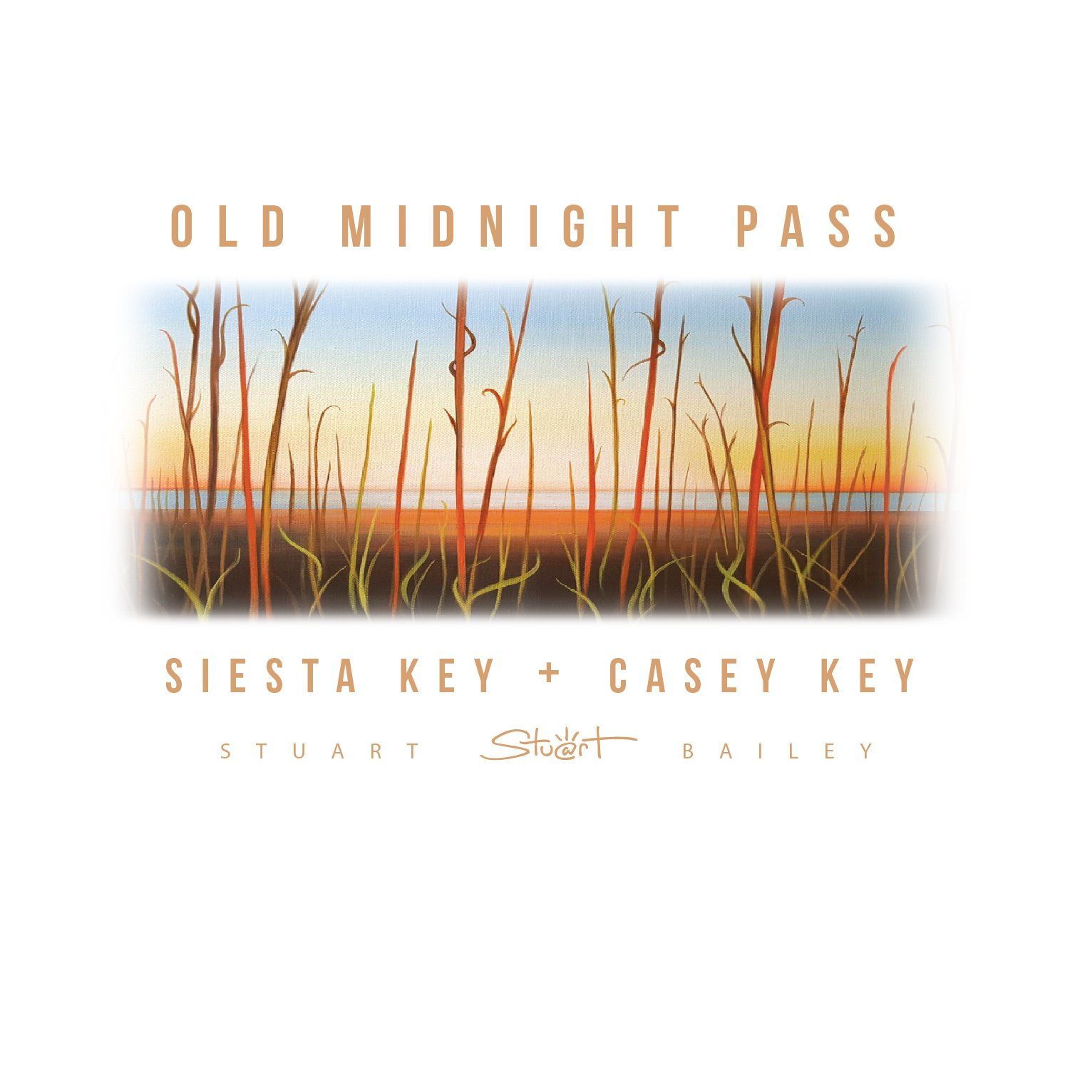 An album cover for old midnight pass by siesta key and casey key