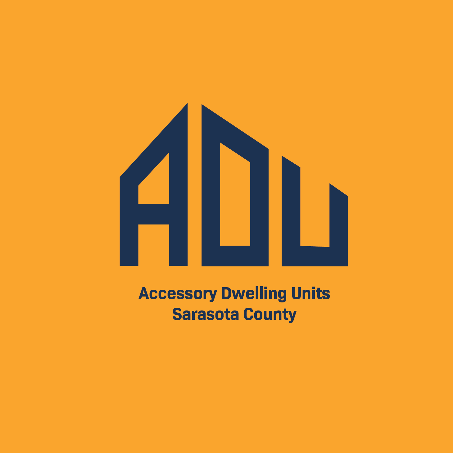 The logo for accessory dwelling units sarasota county