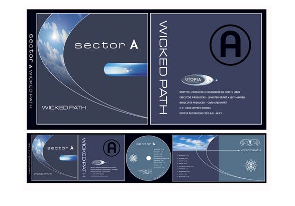 A cd cover for wicked path by sector a