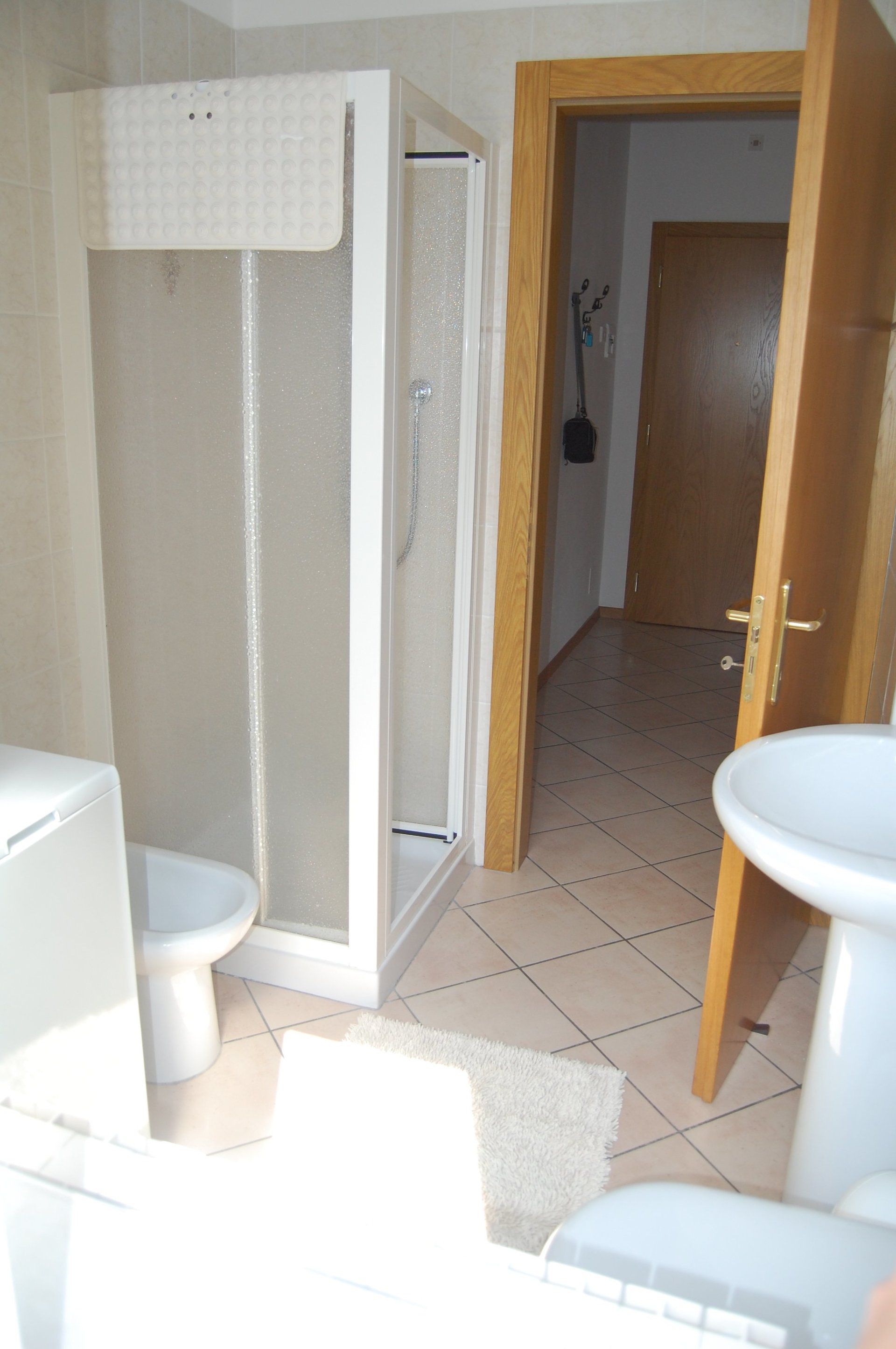 bagno con doccia e bidet