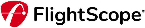 FlightScope logo with a red shape and the company name.