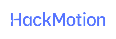 HackMotion logo in blue text on a white background.