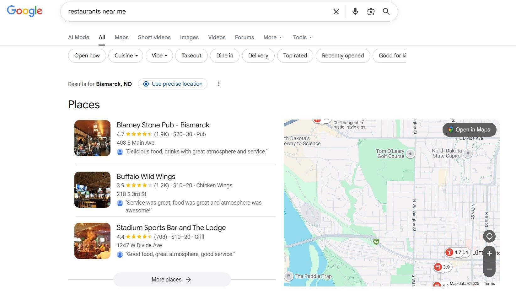 Google Business Profile SEO North Dakota
