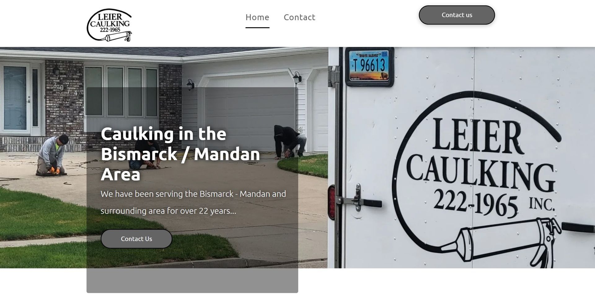 Check Out Leier Caulking in the Bismarck, Mandan Area